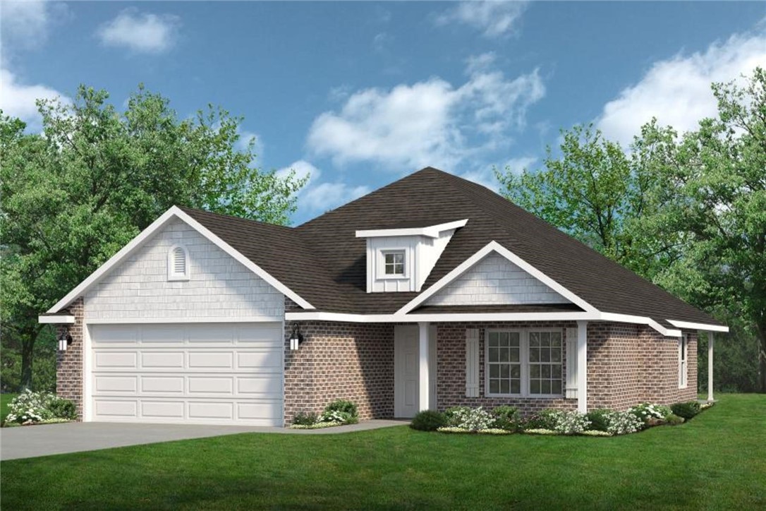 Welcome to the Oak, a beautiful one-story ranch-style home defined by the flow of its design. This floor plan is 1,463 sq ft and has 3 bedrooms, 2 bathrooms, and a finished 2-car garage with available modifications to fit the needs of you and your family. Featuring an open design between the living room, dining area, and kitchen, the Oak is perfectly equipped to host on any occasion as you and your guests can interact from anywhere in the communal space. In addition, the dining area opens into a spacious covered patio in your backyard perfect for outdoor seating or grilling throughout the year. The combination of these amenities will be perfect for hosting a watch party, grilling out back with some friends, or simply popping a bowl of popcorn for the family with a movie on to close out your day.