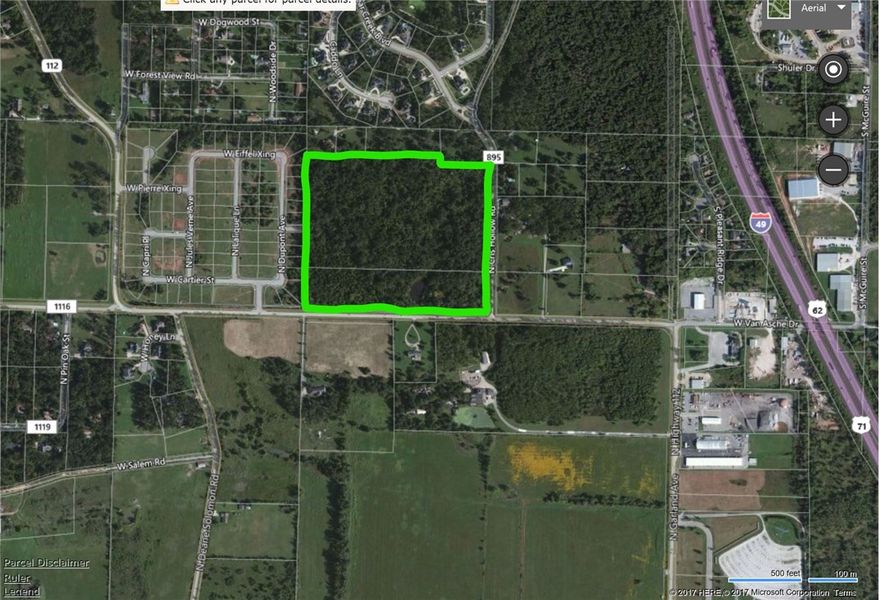 Great development opportunity in Fayetteville.  33.64 acres that adjoins the beautiful Bel Claire Subdivision.  Property is on the corner of Hwy 112 and Chris Hollow Road.