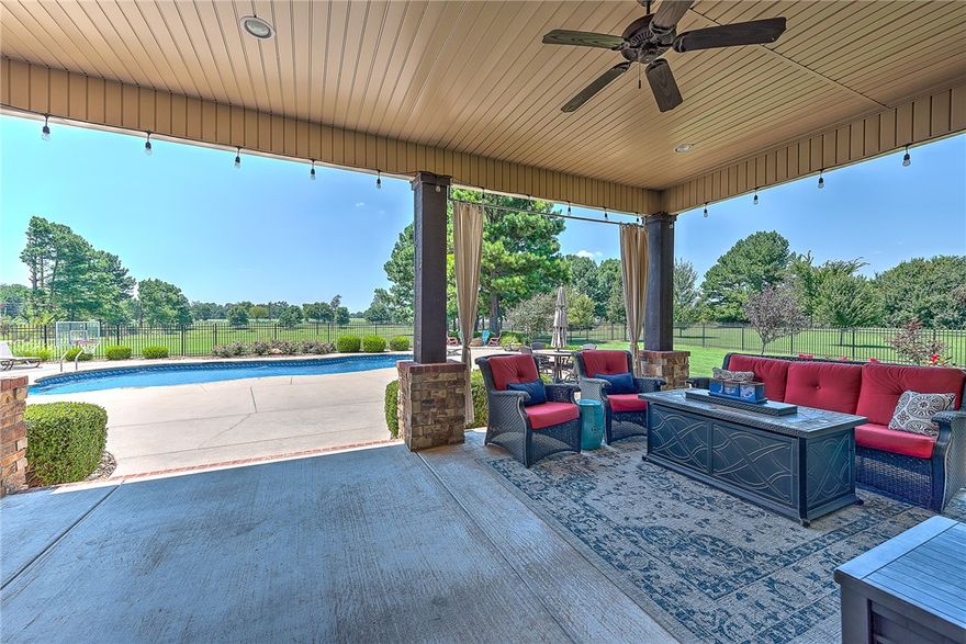 Luxurious Rogers home with over 5,600 sqft, an amazing in-ground pool and 1.5+ acres of lush land. From the open concept living area with the eye catching fireplace and oversized eat-in kitchen to the entertainers dream of a backyard with the large pool and covered patio wired for sound, no detail has been overlooked. Downstairs enjoy a game/bonus room with a half bath and access to the patio, stunning office with pocket French doors and another half bath, formal dining room with butler’s pantry, mudroom and an extra long 3 car garage. Upstairs you will find 3 bedrooms, a master suite with dual walk-in closets, plus another bonus room connected to your personal media room with screen and projector for movie nights with friends and family. Located in a quiet country cul-de-sac, you will feel worlds way from the city although you are within 2 miles to Pinnacle Hills Promenade, Walmart Amp and some of NWA's best retail and restaurants. Welcome to your dream home!