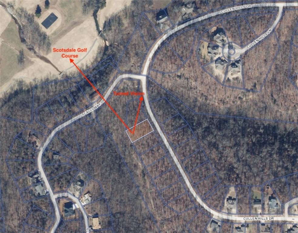 Gorgeous lot within a short distance from the Tunnel Vision Mountain bike trail and the Scotsdale Golf Course! This would be the ideal location for your new house if you enjoy riding your bike or playing golf! Savor every amenity that Bella Vista has to offer.