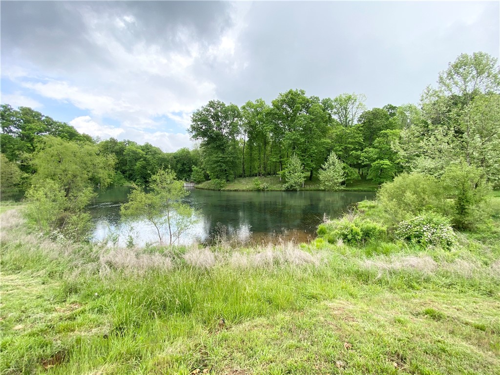 Beautiful building lot in sought after Woods Creek Subdivision. The lot backs up to the pond and includes some of the pond in the acreage. Over 1.5(+/-) acres of cleared, sloped land. Beautiful views!
