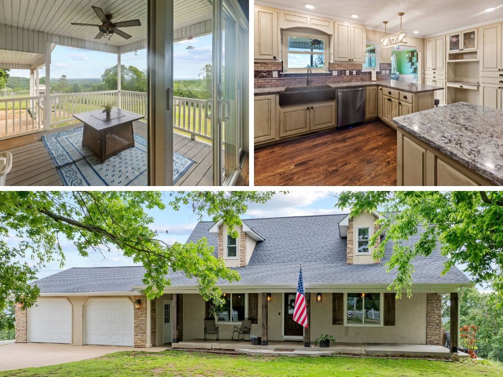 This beautifully finished 4-bedroom, 3-bath home offers space, style, and flexibility in a peaceful, private setting. From the high-end soft-close cabinets and granite countertops to the Anderson windows and quality finishes throughout, every detail reflects thoughtful design. The fully finished basement includes a potential separate entrance with drive-up access—perfect for a mother-in-law suite or multi-family setup with no-stair entry. Built with poured concrete walls and located at the end of a well-maintained dirt road, the home offers both durability and privacy. Enjoy reliable Kinetic high-speed internet while soaking in the absolutely breathtaking views that surround the property—photos don’t do it justice, it’s even better in person. Whether you're looking for a serene retreat, multi-generational living, or the ideal setup for a hobby farm, this property delivers comfort, versatility, and stunning scenery in one incredible package.