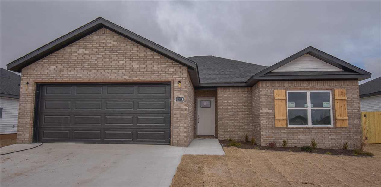 Be a part of this brand-new neighborhood in Centerton! You will not find a better location. Keep the small town feel while you enjoy being part of a community. Enjoy the open floor plan and walk out to your porch in the back to relax. This home is in a growing school district with plenty to offer