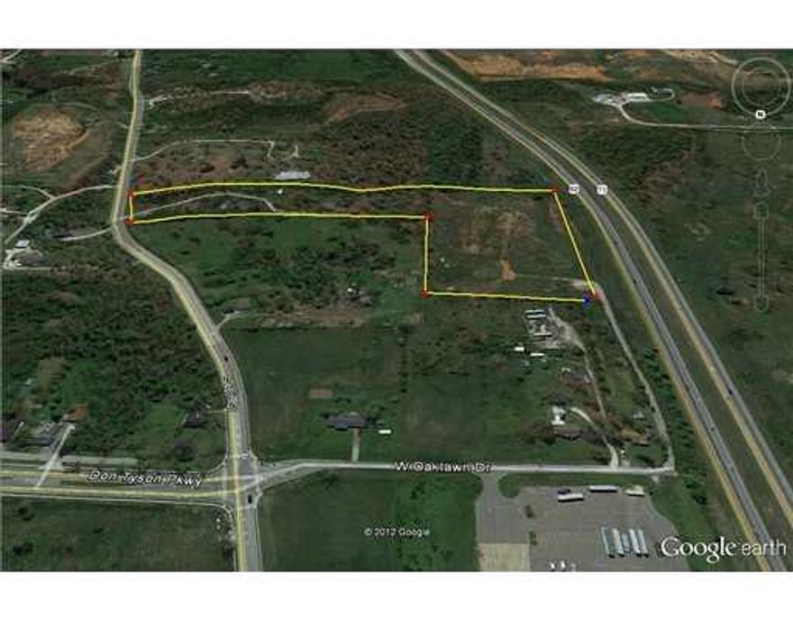 New Don Tyson Interchange will be complete in August 2014, great location for Hotels, restaurants, auto dealerships, has two access to 48th street, the property sets next to I-540