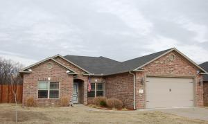 Very nice 3 bedroom 2 bath home in a great Russellville neighborhood. Beautiful home for a family! Enjoy the spacious, oversize master bathroom and bath with a jacuzzi tub. This 6 year young home has central heat and air, and a large, fenced-in backyard. You can't go wrong with this comfortable and stylish home. Don't miss this one! It won't last long!**Buyer can choose carpet color from samples in the house.**