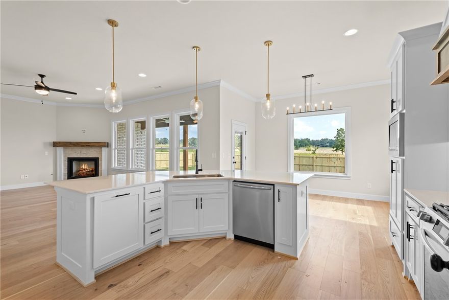 New Construction in a Prime Location! The Brampton plan offers an inviting open layout with 4 spacious bedrooms and 2.5 stylish bathrooms. This home boasts beautiful finishes throughout, including a kitchen featuring custom cabinetry, luxurious granite countertops, and sleek stainless steel appliances. The primary bathroom is a standout with a spacious wrap-around closet and a beautifully tiled shower. Enjoy outdoor living with a covered patio perfect for relaxing or entertaining. House is still under construction. Pictures are of a similar plan and finish. Taxes are based on land only. There is NO SELLER PROPERTY DISCLOSURE. The seller will provide an information page. Seller is offering $7500 towards closing costs and preferred lender incentives available. Contact us for details. If under contract by 10/31, buyers will receive a $2500 gift card.