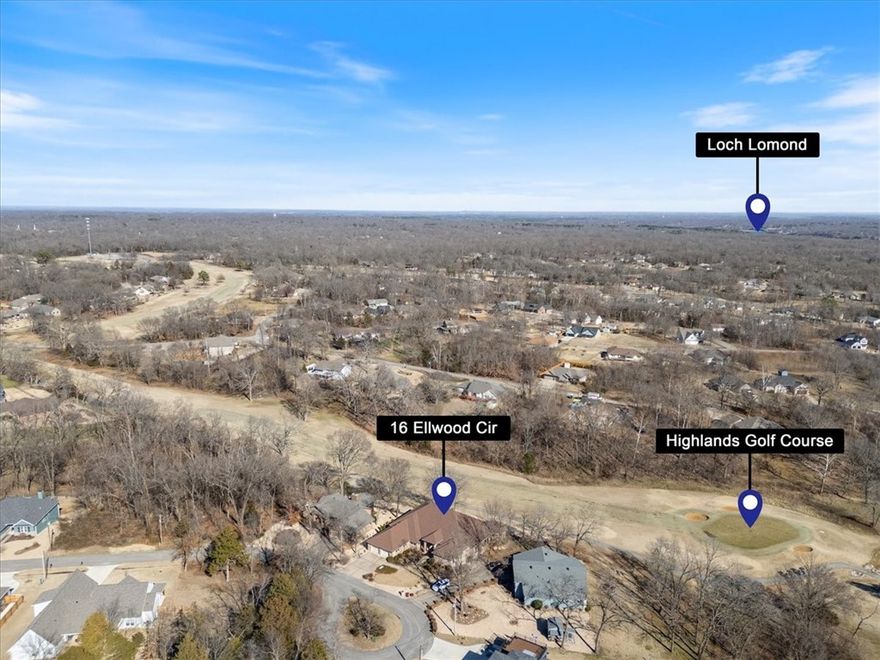 Designed to be experienced, this home reveals itself the moment you step inside. You’re immediately drawn to the stunning views & unexpected sense of space that unfolds throughout creating a feeling that’s hard to capture, but easy to fall in love with. Natural light fills the home, highlighting sweeping fairway views & welcoming design that truly feels like home. The thoughtfully connected layout flows effortlessly for everyday living & hosting. Two outdoor living areas overlook Highlands Golf Course, perfect for morning coffee or evenings with friends. The kitchen offers abundant storage & prep space while remaining open to the main living area, with thoughtful upgrades throughout. A private sunroom with rich wood tones and a striking dark ceiling frames the panoramic resort-feel setting. The primary suite features a show-stopping closet, spa-like bath, & a new exercise room was added in the oversized garage. Minutes to Hwy 49, Branchwood Rec Center, & your next round of golf. 2-bedroom septic. Come see it today!