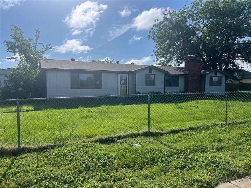 This is a foreclosure pending, probate sale and is contingent upon court approval. There is no property  disclosure. To be sold AS-IS. The home is in need of renovating inside. The value is mainly in the land but would make a great home for someone seeking a large lot with 2 detached garages, 2 storage buildings, a large metal shop and a 4 bed home. Special conditions - call listing agent.
