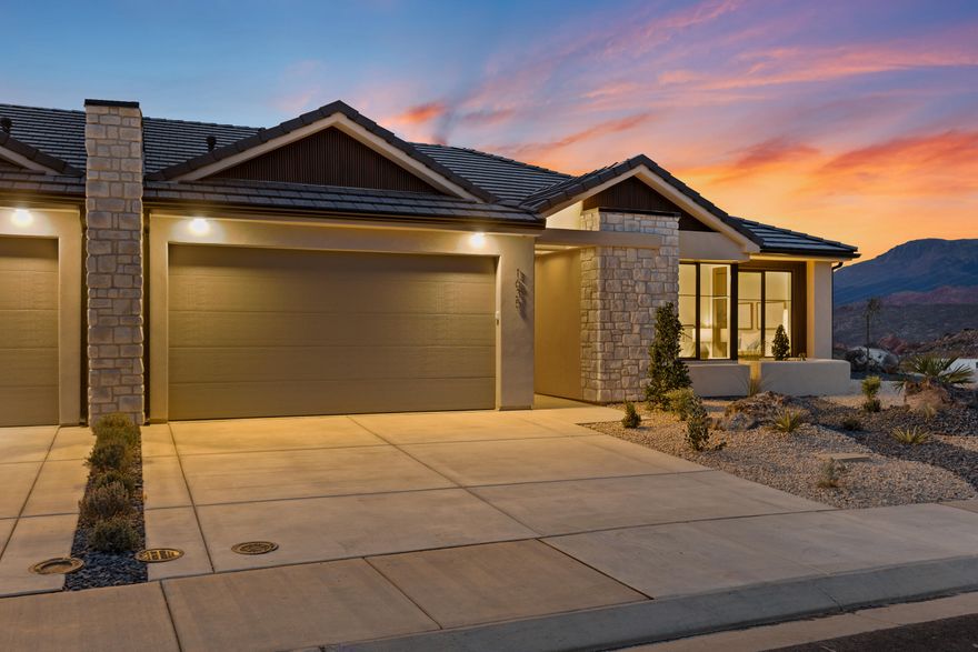 A new standard in townhome living, this beautifully designed home elevates every detail. Thoughtfully curated upgrades are showcased throughout, creating a refined, modern feel that must be seen to be fully appreciated. Custom built in entertainment center, wet bar and command center. Enjoy brand-new construction in a newly developed phase of Painted Sands, offering fresh surroundings, contemporary style, and the confidence of owning a truly move-in-ready home. Fully staged, the furniture is available for purchase with the home for $30,000.