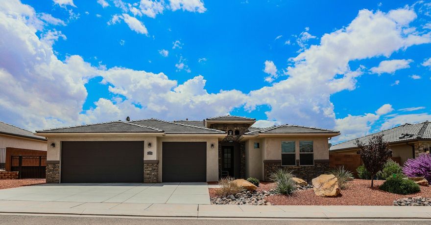 Beautifully maintained home in the desirable Warner Gateway community! This light and cheery home features a spacious 3-car garage with durable epoxy flooring and an inviting entry highlighted by a new iron front door with a built-in screen, perfect for letting in fresh air. The charming backyard offers a relaxing outdoor space with a trellis-covered patio--ideal for entertaining or enjoying quiet evenings. Recent road access improvements make commuting to town or heading out for recreation just minutes away. The HOA includes a community pool and front yard maintenance, making this home easy to enjoy inside and out.