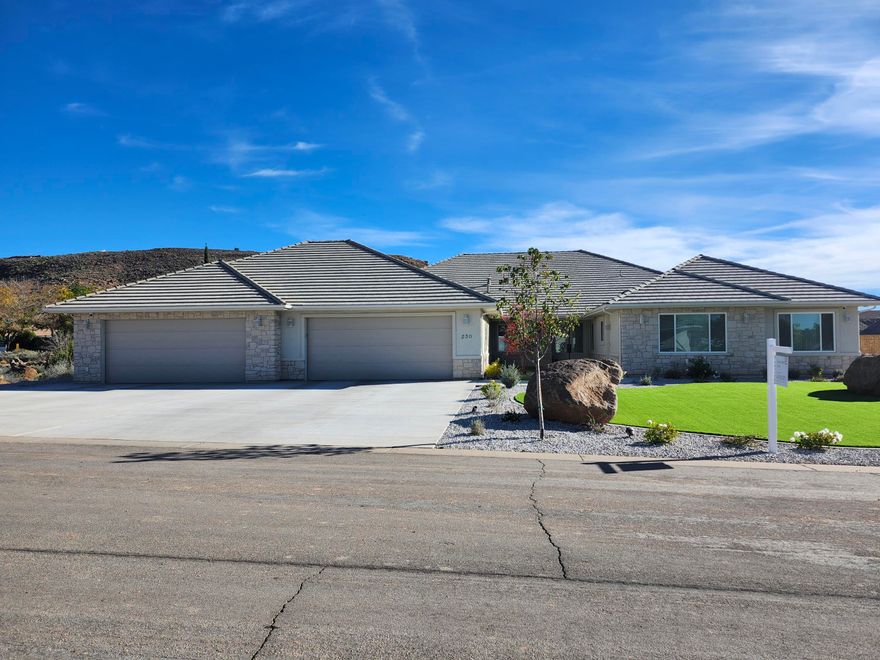 Welcome to this exceptional 5-bedroom, 3-bathroom estate, offering 4,357 sq. ft. of thoughtfully designed living space, including an attached apartment, on nearly half an acre (.46 acres), all with breathtaking views and no HOA. This home pairs luxury with functionality, featuring high-end finishes, thoughtful upgrades, and versatile spaces perfect for modern living.

From the moment you arrive, you'll be greeted by timeless elegance with inviting cultured stone accents, and an energy-efficient tile roof. Step through the double leaded-glass front doors into a sunlit home filled with soaring vaulted ceilings and graceful crown molding, creating a warm and welcoming atmosphere. The main living areas are ideal for entertaining, featuring formal living and dining rooms, spacious family room with a wood-burning fireplace, and a chef's dream kitchen complete with granite countertops, a 48" gas cooktop, dual convection & microwave convection ovens, warming drawer, farmhouse sink, and soft-close cabinetry.

The luxurious master suite is a retreat of its own, featuring a gas fireplace, jetted soaking tub, walk-in shower, dual vanities, dual closets, and two private toilet closets, one with a bidet.  A spacious attached office offers the perfect spot for work or relaxation; all thoughtfully placed for privacy and comfort.

The attached apartment (ADU) adds versatility with 2 or 3 bedrooms, a full kitchen, its own full laundry, and a private entrance, perfect for extended family or a potential rental income (including nightly rental with town approval).

The climate-controlled 5+ car garage offers over 1,700 sq. ft. of space, complete with a wash sink, water softener, reverse osmosis, and even an interior nozzle for a car washing enthusiast's dream.  There's also a climate-controlled storage room for all your extra treasures.

Step outside to enjoy the covered patio & beautiful views, fully landscaped grounds with drip irrigation, and smart-controlled outdoor lighting, ideal for evening relaxation or hosting gatherings.

Modern comforts include 4-zone HVAC providing 14 tons of cooling at 20 SEER efficiency & 96% efficient gas heating systems, a whole-house standby generator, central vacuum, intercom system, and a comprehensive Lorex security camera system with smartphone access. Energy-conscious details like R-50 attic insulation, Low-E double-pane windows, and LED lighting throughout ensure comfort and efficiency year-round.

This home is more than just a place to live, it's a place to love, where luxury, comfort, and beauty come together for an unparalleled lifestyle. Come experience all that this remarkable home has to offer!  Owner/Agent