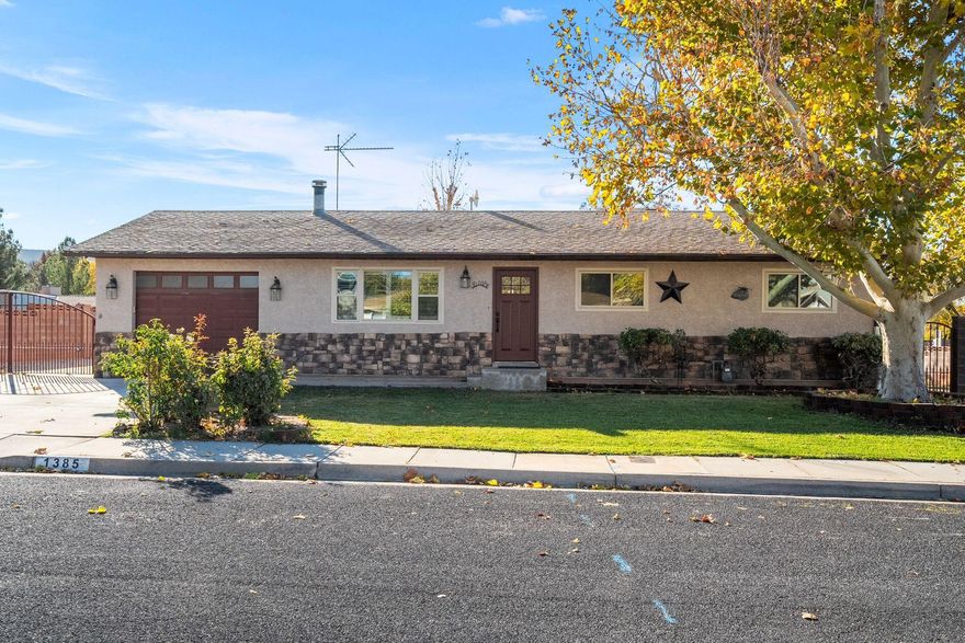 Fresh, bright, and ready to love — with NO HOA!
This updated 5-bedroom, 3-bath home sits on a quiet street and features plantation shutters, a welcoming living room, and an oversized primary suite on the main level, plus an additional bed and bath. Enjoy all new carpet, paint, quartz kitchen countertops, newer windows, and a spacious basement family room with 3 additional bedrooms. The fully fenced backyard offers room to play, a storage shed and wrought iron gates for added charm and security. A single-car garage with additional RV parking completes this move-in-ready home—easy to love and hard to beat.