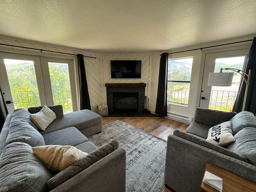 Come enjoy this remodeled condo Brian Head Ski Resort. This highly sought after end unit condo is 701 sq ft with 2 covered decks to enjoy the views, winter snow and the cool summer mountain air. The condo has been updated throughout and has a full kitchen, living room, bedroom and bathroom. Timberbrook HOA has heated underground parking to keep the snow off your vehicle and an amazing clubhouse with that includes a heated pool, jacuzzi, sauna, ping pong, pool table, reading room, lounge room, and laundry facility. The condo is currently used as a short term rental to help subsidize the monthly costs of ownership. The seller would consider financing with 30% down, 8% interest, for 2 years. Brian Head is located minutes from Cedar Breaks National Monument and the Dixie National Forest where you will find many outdoor activities. The famous Zion National Park and Bryce Canyon is also a short drive away for those looking to enjoy some of the best scenery that mother nature has to offer. Call today for more information or a personal showing. The condo is not being sold with the furnishings/decor.