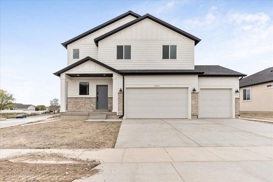 A Dream! This beautiful 4 bedroom, 2 bath home offers an open floor plan with a spacious great room and bright kitchen with island and modern finishes. Upstairs includes spacious rooms, walk-in closet. Enjoy a 3-car garage, stylish stone exterior, and a convenient location close to schools, parks, and trails!