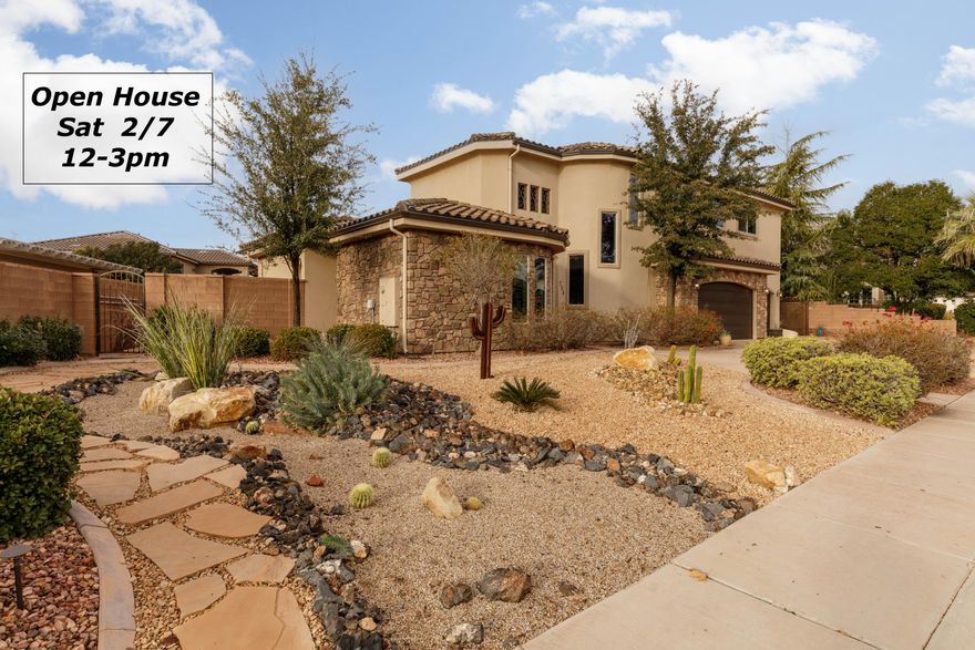 Come see this well cared for Mediterranean style home on a quiet circle of custom built homes in Santa Clara.  You'll love the light and airy feel the tall ceilings bring throughout.  Private pool with LED lighting, automatic pool cover, outdoor shower & pool bathroom.  A tropical indoor/outdoor beach cabana bar opens up onto the pool deck and courtyard. Spacious 3 car garage is located in front and a private gated lane that takes you to an additional detached 2 car garage behind the home.  There are custom built ins and cabinetry throughout made from Japanese Cherry.  The grand kitchen island has an abundance of room to gather & features all stainless steel appliances.  The home features an oversized pantry and bonus 1000+ sqft loft.  Can you find the secret staircase? The primary suite is grand with its own private den, fireplace and outdoor access.  Tons of storage throughout.  Well maintained with all new carpet throughout, new gutters, new pool heater within the last 6mo.  Pool was completely replastered and new tile in 2023.  Owner Agent.