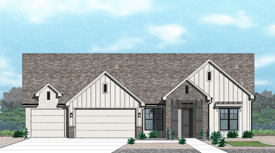 This brand-new 4-bedroom, 2.5-bath home offers single-level living at its best. Spanning 2,270 sq. ft., the layout is designed for both everyday comfort and entertaining. The gourmet kitchen is equipped with a wall oven, countertop range, quartz countertops, and upgraded cabinetry. A fireplace adds warmth and character to the main living area, while the primary suite provides a quiet retreat with its own bath. Three additional bedrooms offer space for guests, work, or hobbies. Energy-efficient construction and quality finishes complete this thoughtfully built home! Home is currently under construction.