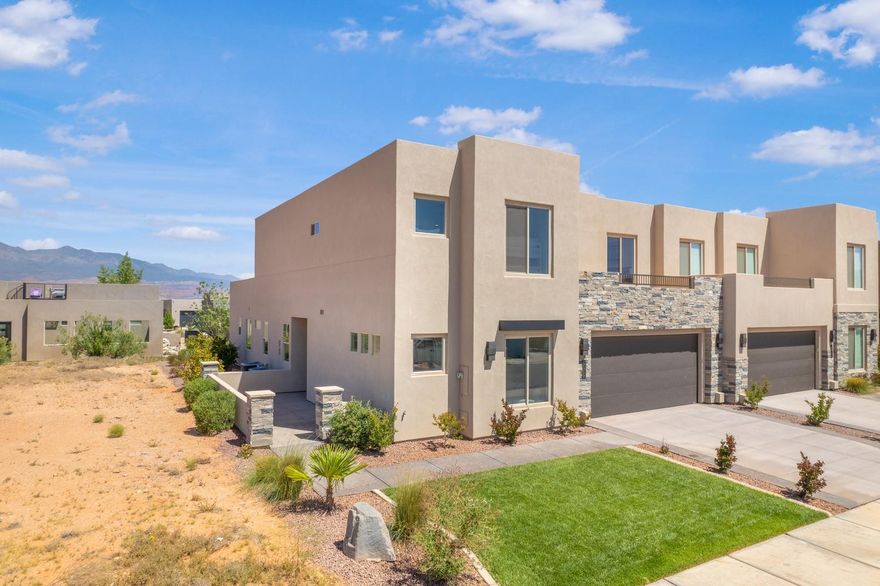 Exceptional 6-bedroom, 6.5-bath VACATION RENTAL in highly sought-after Tava Resort. One of the few curated vacation homes allowed, located minutes from Sand Hollow Reservoir, Sand Hollow Golf Course, and the sand dunes--ideal for boating, golfing, and outdoor adventure. Features include an open floor plan, a 60' linear fireplace, commercial KitchenAid appliances, and an upper deck with stunning Pine Valley Mountain views. Community amenities: 2 year-round pools, lazy river, four pickleball courts, tennis court, indoor racquetball/pickleball court, fitness/wellness center, and clubhouse. Owners enjoy exclusive discounts at Sand Hollow Resort--40% off golf, $25 Links Course access, plus pro shop and dining savings.
