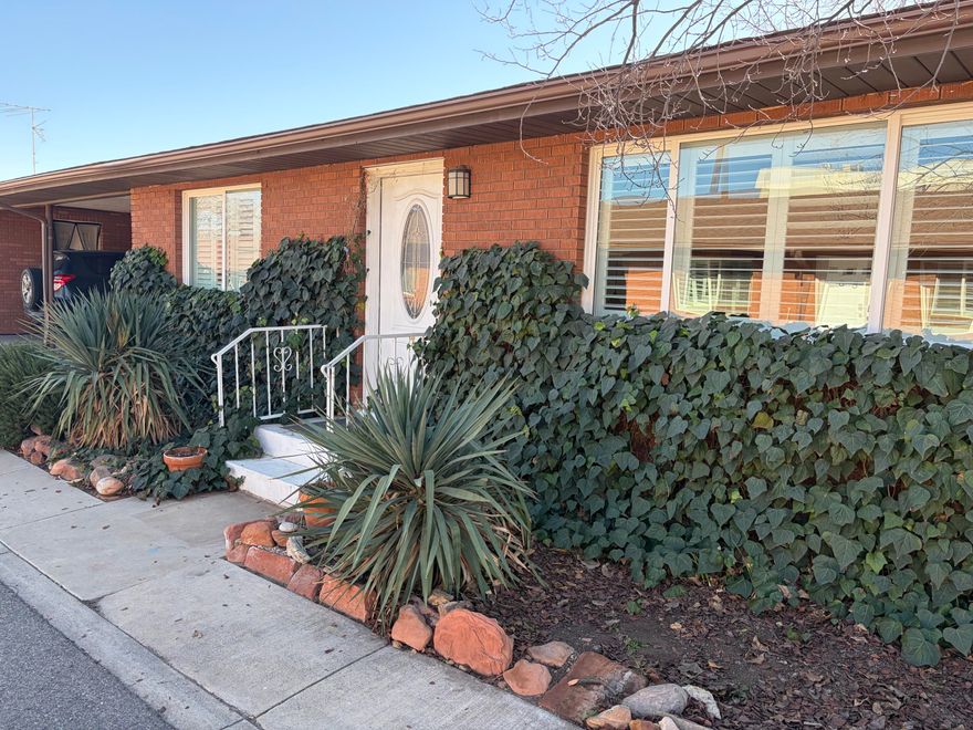 Charming front entry. Spacious 2000 square-foot home. Large living room, extra-large dining and kitchen area three bedroom three baths, tile flooring prime central location, close to parks schools shopping, one carport parking and one side parking.