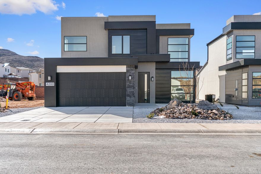 4 bed with Primary on the main level, 2.5 bath home with a 2-car garage in the brand-new Desert Reflection community by Salisbury Homes. Features include EVP flooring in main living areas and bathrooms, upgraded carpet in bedrooms, quartz countertops throughout, stainless steel gas appliances (fridge not included), modern cabinets, and kitchen backsplash. Community park, trails, and amenities nearby. NOTE: Interior and exterior finishes are predetermined and may change. Photos are examples of the finishes are also subject to change. TAKE ADVANTAGE OF A $7,000 LENDER INCENTIVE AND GET A LOWER RATE! Buyer/agent to verify all info.