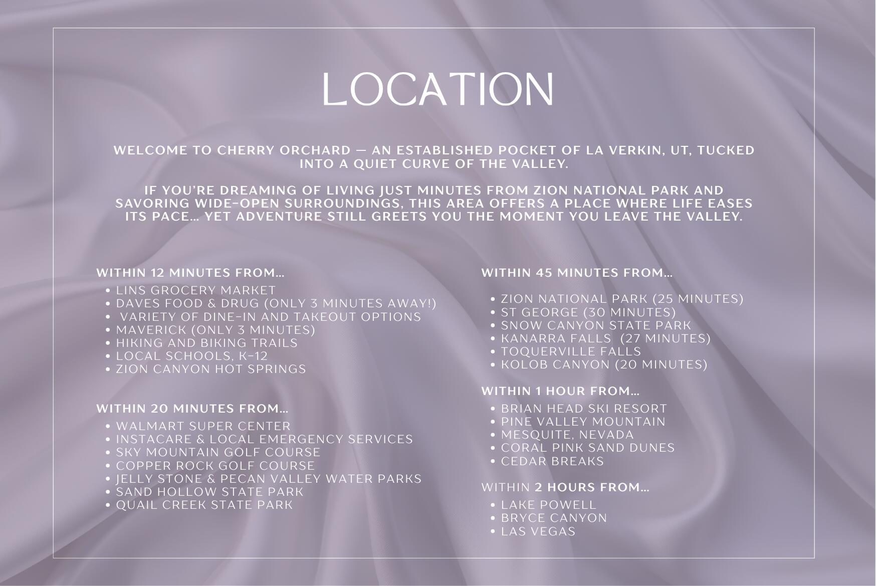 CHERRY ORCHARD - Residential