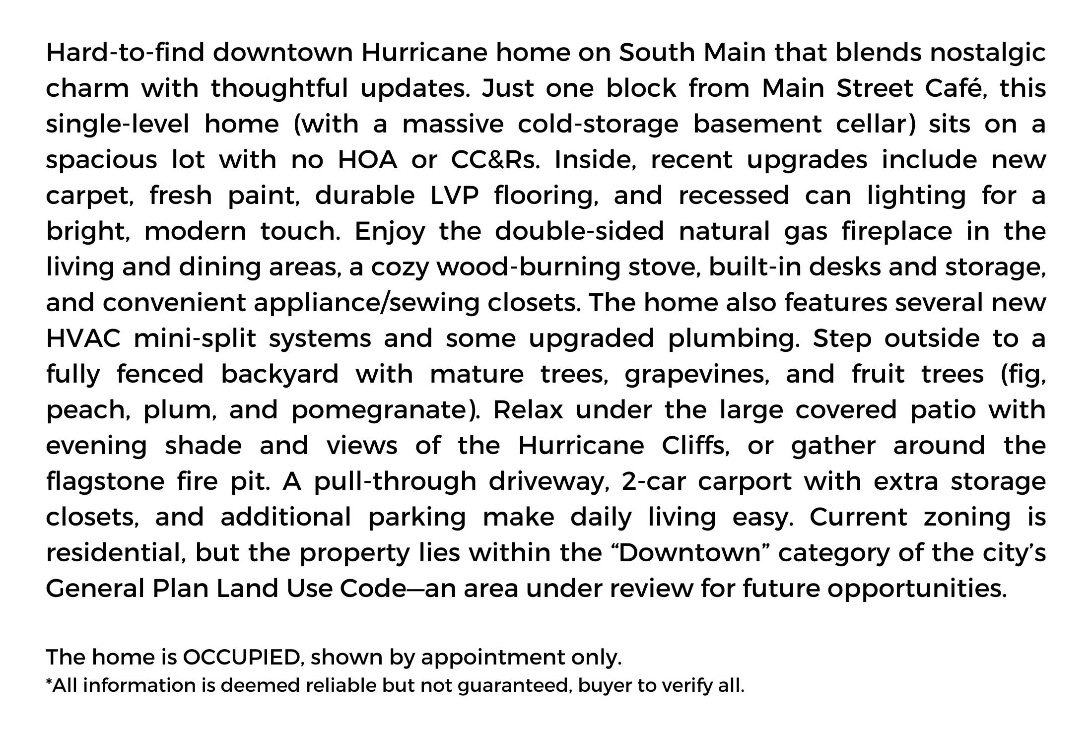 HURRICANE TOWNSITE - Residential