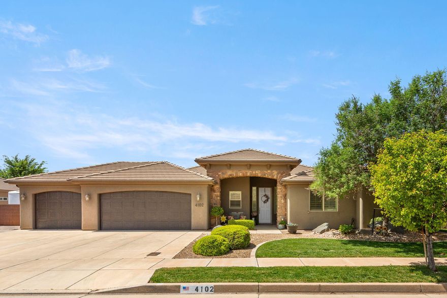 Fantastic home located in Treasure Valley subdivision.  Location to shopping, schools,parks is quite ideal at this home. Wood floors throughout home along with granite counters and stainless steel appliances.  This home was built by Ence Homes in2012 and has only had one owner! Ceiling height is 10'-12' throughout the home.  Recently, home has had a fresh paint job. Plenty of storage within the home as well! Terrific curb appeal and a mature backyard that makes a lovely place to relax! There are more features to see, so come take a look at the reasons to make this your new home!