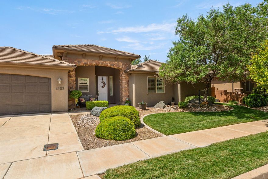 Fantastic home located in Treasure Valley subdivision.  Location to shopping, schools,parks is quite ideal at this home. Wood floors throughout home along with granite counters and stainless steel appliances.  This home was built by Ence Homes in2012 and has only had one owner! Ceiling height is 10'-12' throughout the home.  Recently, home has had a fresh paint job. Plenty of storage within the home as well! Terrific curb appeal and a mature backyard that makes a lovely place to relax! There are more features to see, so come take a look at the reasons to make this your new home!