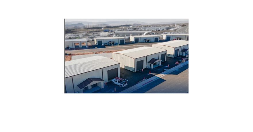 Building 10 is now available for reservation (to be built)! Silverwood Industrial Park offers 20 brand-new industrial units for lease or sale along Old Highway 91 in the Hurricane industrial corridor zone of the most active distribution and logistics zones in Southern Utah. Units are available in 5,000 SF and 10,000 SF configurations on lots ranging from 0.37 to 0.62+ acres, with M-1 zoning suited to a wide range of industrial users.
Select units enjoy prime I-15 frontage - offering exceptional visibility and a built-in advertising advantage for your business. Every unit is fully climate-controlled throughout and includes a mezzanine level ideal for additional storage or conversion into a second office or conference space. Buyers also have the option to add a loading dock at an additional cost. Each unit features 1-3 phase power, two bathrooms, a 24' × 12' private office, insulated overhead doors, and a fully landscaped and fenced yard - with no CAM fees. Built in 2026 with immediate I-15 and SR-9 access. Neighboring tenants include Walmart Distribution, FedEx Ground, and Orgill.
These units are first-come, first-served - don't wait.