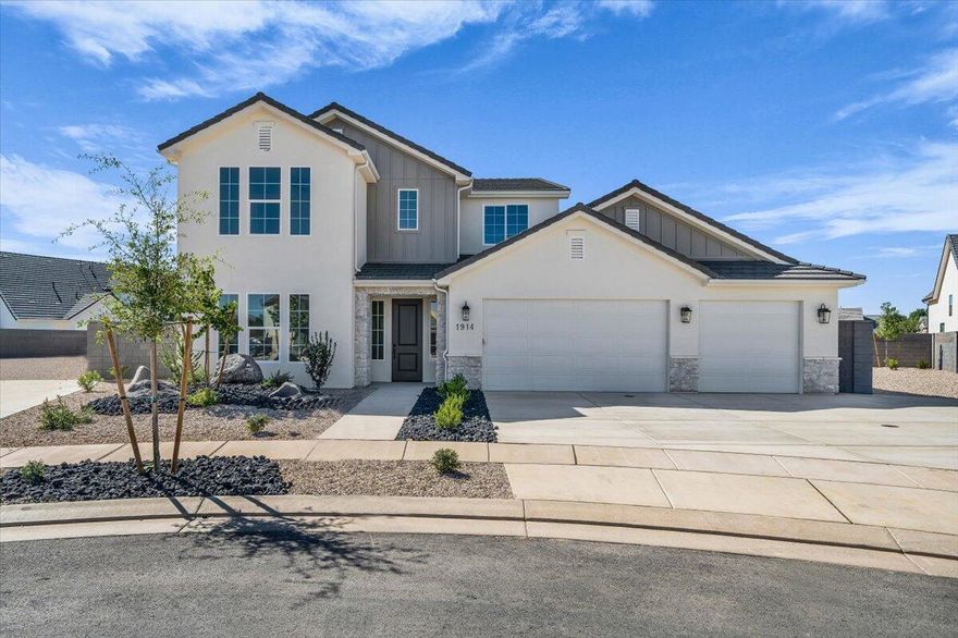 Don't miss out on this beautiful 2 story in Heritage Place!  Just over 4000 sq ft.  The selections are amazing, including a gorgeous fireplace with built ins, a beautiful designer kitchen with extended island and upgraded exquisite quartz.  The pendant lighting over the island sets off the whole room!  Painted hutch cabinets with glass also!  Great for entertaining and family time!  Laundry room has cabinets, counter tops and a sink.  Two bedrooms downstairs, upstairs has 3 bedrooms, plus a flex room that would be perfect for a nursery, craft room or additional office space!  This home sits on an oversized lot and in a cul-de-sac, with RV parking on the side of the house.  Home built by Sullivan Homes and is move in ready!  Buyer to verify all.