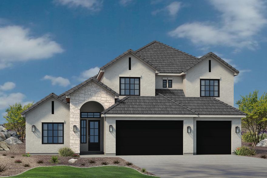 Welcome to our brand-new Desert Talus community, where modern elegance meets functionality. This remarkable 3,320 sq. ft. home features 6 bedrooms, 4 bathrooms, and a 3-car garage, providing ample space for both relaxation and entertaining. As a model home leaseback, it comes with an incredible 6.5% return—and with Ence Homes as your tenant, you couldn't ask for better peace of mind. Inside, the home is beautifully designed with Egyptian White quartz countertops, upgraded painted cabinetry, and stylish wood-look tile flooring throughout. It comes fully furnished, blending comfort and sophistication in every detail. This home is equipped with full security features for your protection and fully landscaped grounds, so all the work is already done for you. Come check it out today!