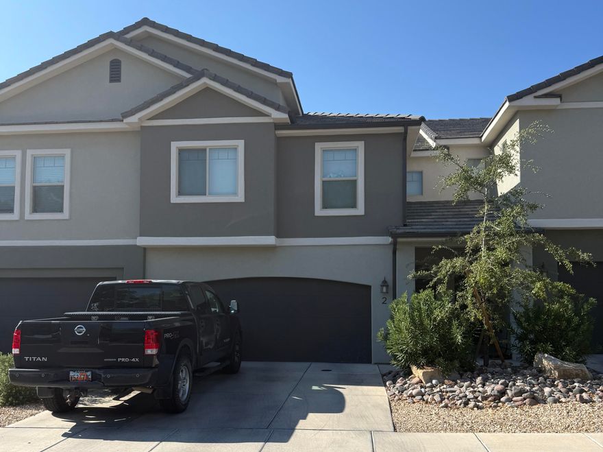 Close to schools, shopping, movie theatre and more. These units offer additional area living space on second level. This is a great feature found in most similar townhomes. Beautiful solid flooring, big bright windows and huge attached 2 car garage