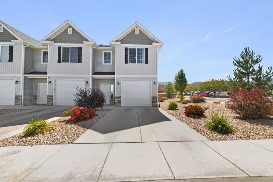 SELLER FINANCING AVAILABLE! This beautiful end-unit townhome is located in a quiet, practically new community right by the Cedar City Hospital. Just an hour away from St. George, this 3-bed, 2.5 bath home is perfect for a family starting out or an investment property. Square footage figures are provided as a courtesy estimate only and were obtained from builder's original listing. Buyer is advised to obtain an independent measurement. Agent related to Seller.