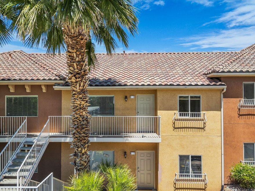 VACANT & MOVE IN READY! Beautifully maintained 2-bedroom, 2-bath upper-level condo tucked within the desirable La Ventia Condos community. Vaulted ceilings and a thoughtfully designed, functional layout create an open, comfortable, and inviting living space. Enjoy the ease of low-maintenance living in a prime location with quick access to the freeway, shopping, dining, schools, golf courses, and scenic walking trails. Whether you're looking for a full-time residence, a second home, or investment opportunity, this property checks all the boxes. Don't miss this chance to own in one of the area's most convenient and sought-after communities. Buyer to verify all information, deemed reliable; however, buyer to verify all info including utilities, rental restrictions, and HOA information if applicable.