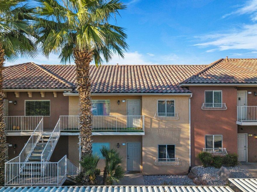 Beautifully maintained 2-bedroom, 2-bath upper-level condo tucked within the desirable La Ventia Condos community. Vaulted ceilings and a thoughtfully designed, functional layout create an open, comfortable, and inviting living space. Enjoy the ease of low-maintenance living in a prime location with quick access to the freeway, shopping, dining, schools, golf courses, and scenic walking trails. Whether you're looking for a full-time residence, a second home, or investment opportunity, this property checks all the boxes. Don't miss this chance to own in one of the area's most convenient and sought-after communities. Home is tenant occupied, with a lease until 6/30/2026. Buyer to verify all information, deemed reliable; however, buyer to verify all info including utilities, rental restrictions, and HOA information if applicable.