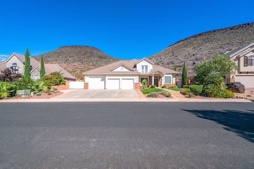 Showing Instructions: Must have an appointment; 24-hour notice is required. Please note the home is currently leased until August 31.

This home combines a classic layout with a premium location, making it an ideal canvas for its next owners to create their dream  home.  Located in the desirable Shadow Mountain subdivision of St. George, no HOA, this 1.5-story home offers a thoughtful layout featuring 4 bedrooms and 4 bathrooms, office, large TV room and a bonus room upstairs, providing ample space for comfortable expansive gathering area perfect for living and hosting family and friends. The backyard is an oasis designed for relaxing to enjoy peaceful mornings and evenings.