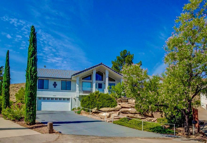 $10,000 seller concession at COE to use as you wish for closing costs or upgrades.Are you ready to own a little slice of heaven? Well, this is your chance!! Sit on the front porch that overlooks the city, or relax on the back porch enjoying nature, wildlife, and no neighbors!  Unobstructed views of St. George skyline & Pine Mountain from your large picture windows. You are greeted with a great room that boasts high ceilings and open beams. A 3-sided fireplace you can enjoy from the living room or dining area. Updated kitchen with newer appliances, granite counter tops, custom hood, & large pantry with built-in shelving. And for movie fans, it's wired for surround sound. And for the hobbyist, a large garage with attached WORKSHOP!!! New Furnace & AC too! You'll enjoy a beautifully crafted kitchen: granite countertops, upgraded appliances, a custom hood and a generous pantry-ideal for gathering with friends, prepping meals, or simply enjoying a cup of coffee while looking out at the private yard filled with wildlife.

Step out the back to a private hillside vista-a perfect backdrop for those mornings when you need a quiet moment, or evenings when you host under the stars. Your large covered patio invites laughter, quiet conversation, and memories in the making. The 1/4 acre lot gives you space to live the life you imagine-whether it's gardening, relaxing, or planning some great Utah adventures.

With a huge garage and built-in workshop, storage and hobbies don't just coexist - they thrive! No HOA means you're free to make this place your own. You're tucked into a quiet cul-de-sac, offering both peace and community. And one of the most appealing numbers of all: you're part of the Dixie Power service are- Southern Utah's  most affordable power option!

This is more than a listing-it's a chance to step into something meaningful! Your next chapter begins here at 2340 S Guardian Circle!