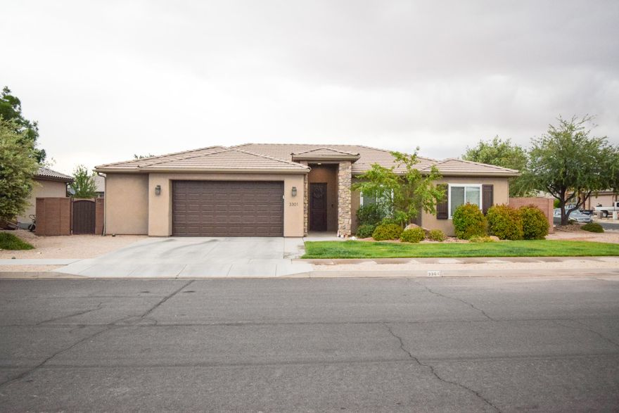 This home is a must see Granite Counter through out ,Natural stone floors ,new LG Gas Range 2/24 bedrooms and dining room high efficiency windows replaced in 9/23 SELLER IS INCLUDING HOME WARRANTY .  Has a large community park and Dixie Power.