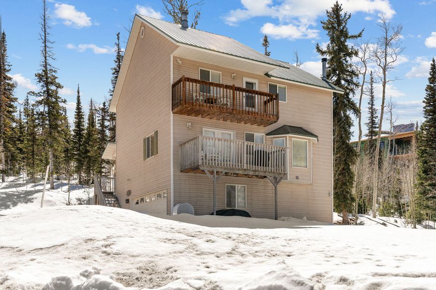 STR approved, 2500 sf on nearly 1/2 acre lot with trees just 1 mile from Brian Head Ski Resort. Paved year-round access. Full furnished with Ca-King Sleep Number, walk-in shower and large soaking tub in master which also has a deck with fabulous view. Basement heated storage area for your gear. Oversize garage. Drone: https://youtu.be/C9RorH_4BAg