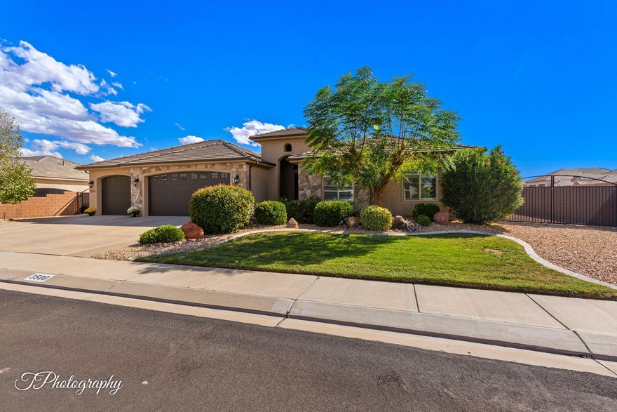 This well-maintained single-level home on corner lot, with RV access with the gate and sewer drain pipe, offers over 2,300 square feet of living space, featuring 4 bedrooms, 2.5 bathrooms, and an attached 3-car garage. The open-concept kitchen includes a large island and a deep walk-in pantry, providing plenty of space for cooking and storage.

The living room and master bedroom both feature trey ceilings, and the master bathroom includes a jetted tub and dual vanities. Additional features include plantation shutters, a gas fireplace, wainscoting accents, and a fully landscaped backyard with a full privacy fence. Bonus in the backyard is a beautiful garden area and mature fruit trees!