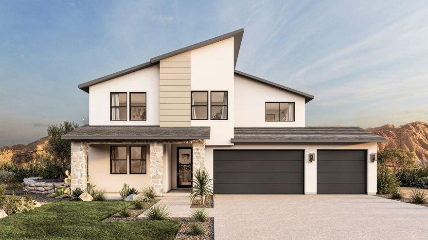 To Be Built! BBH Builders Presents the Juniper Plan on Lot 112 that offers 2347 square feet of thoughtfully designed 2-story living. The versatile floor plan features 4 bedrooms, 3 bathrooms, and a spacious painted 3-car garage. The chef's kitchen showcases quartz countertops, quality cabinetry, a large island, flowing seamlessly into the great room -- perfect for gatherings and entertaining. Retreat to the spacious primary suite with walk-in closet, tub and separate shower, double sinks. All secondary bedrooms include walk-in closets for ample storage. Additional highlights include a patio for outdoor enjoyment, upgraded appliances, and other incredible upgrades throughout -- too many to list! Located in the desirable Shooting Star Subdivision in Washington City.