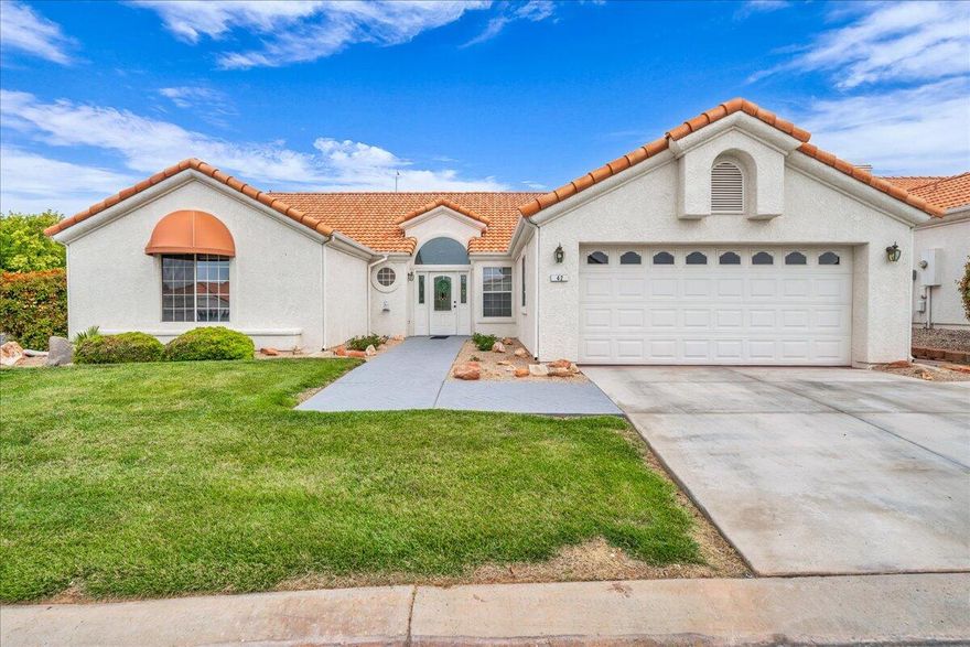 Beautifully remodeled home in 55+ community of Vista Del Sol. This fully remodeled gem offers modern comfort and luxury. Step inside to discover a bright, open concept layout featuring brand new flooring, updated light fixtures, fresh paint and more! The stunning fully remodeled kitchen boasts quartz countertops, soft close cabinetry, and high end appliances. Enjoy the cozy living room with vaulted ceilings and stacked stone fireplace. Unwind in the spacious primary bedroom with ensuite bath that includes dual vanities, his/her walk in closet, and spacious walk in shower. Enjoy the HOA amenities that include clubhouse and indoor pool, hot tub, tennis court and yard maintenance. Move in ready!
