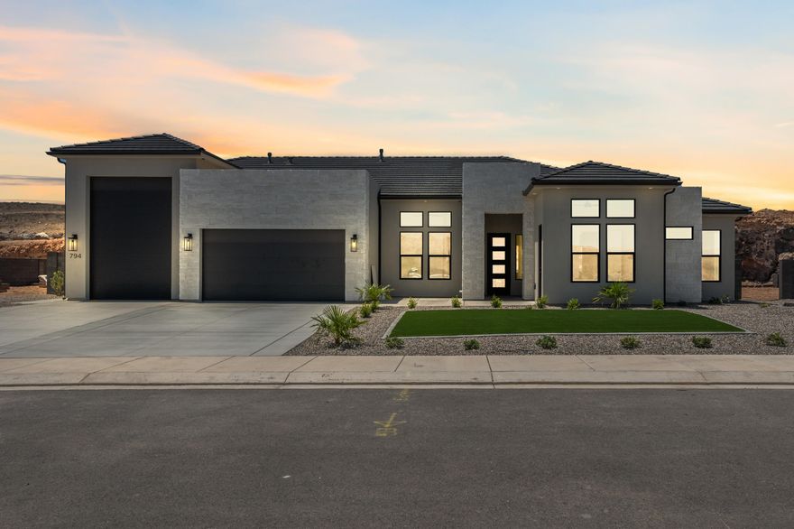 Seller is willing to pay up to 3% towards buyer's closing costs or rate buy-down! This new construction home combines modern style with everyday comfort. The living room centers around a gas fireplace. The kitchen includes a built-in gas range and oven.The standout feature is the primary bedroom suite, which connects to the laundry room and includes a spa-like bathroom complete with a freestanding tub. There's also a separate entrance that's perfect for a home office because commuting from the kitchen is hard enough. Practical touches like a mudroom off the RV garage help keep things clean when you're done ATVing.