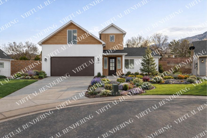 Tucked into a quiet Cedar City cul-de-sac where traffic is nearly nonexistent, this brand-new home was thoughtfully designed and carefully built by Elephas Homes, a builder known for doing things the right way. Quality shows throughout with solid 2x6 construction, quartz countertops, custom cabinetry, GE appliances with double oven, and Moen kitchen and bath fixtures. A water softener and hot water circulation pump are already installed, details that make everyday living easier. Downtown Cedar City and Southern Utah University are just 5 minutes away. Three Peaks recreation area sits just to the west; Brian Head Ski Resort and sunny St. George are about 40 minutes away; and Zion National Park and Cedar Breaks are roughly an hour away. Landscaping shown in photos is a rendering. Seller open to leaseback.