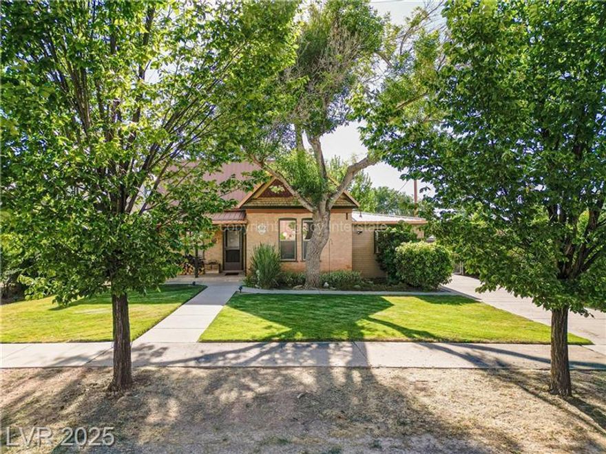 This charming, remodeled 2-bed, 2-bath home in historic Parowan offers turn-of-the-century character with modern comfort & can be used as a nightly rental. Enjoy updated heating, A/C, luxury vinyl bedroom flooring, & a cozy gas stove in the sun-filled living room. The kitchen boasts panoramic windows & an antique wood-burning stove. The primary suite has a private entrance, large vanity, & access to a spacious laundry room. French doors open to a west-facing deck & a fenced yard with mature trees, RV parking, & a new garden shed. Bonus upstairs room perfect for office or crafts. Across from the park and close to Main Street, dining, Brian Head skiing, & The Gap petroglyphs.