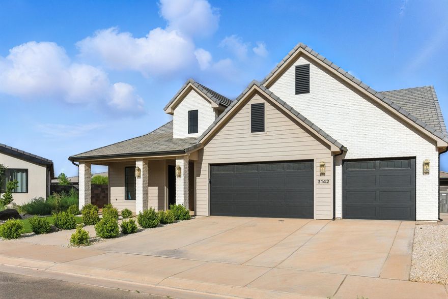 The buyer had a personal situation and was not able to close. Now is your chance to take a look at this well-designed home with gourmet kitchen just minutes away from Copper Rock's golf course, Sand Hollow and Warner Valley. This upgraded 4-bedroom 2 bath open concept home located on in a cul-de-sac is a must see in the North Slope Subdivision of Copper Rock. There are exciting things coming to the neighborhood! give us a call and we will fill you in.