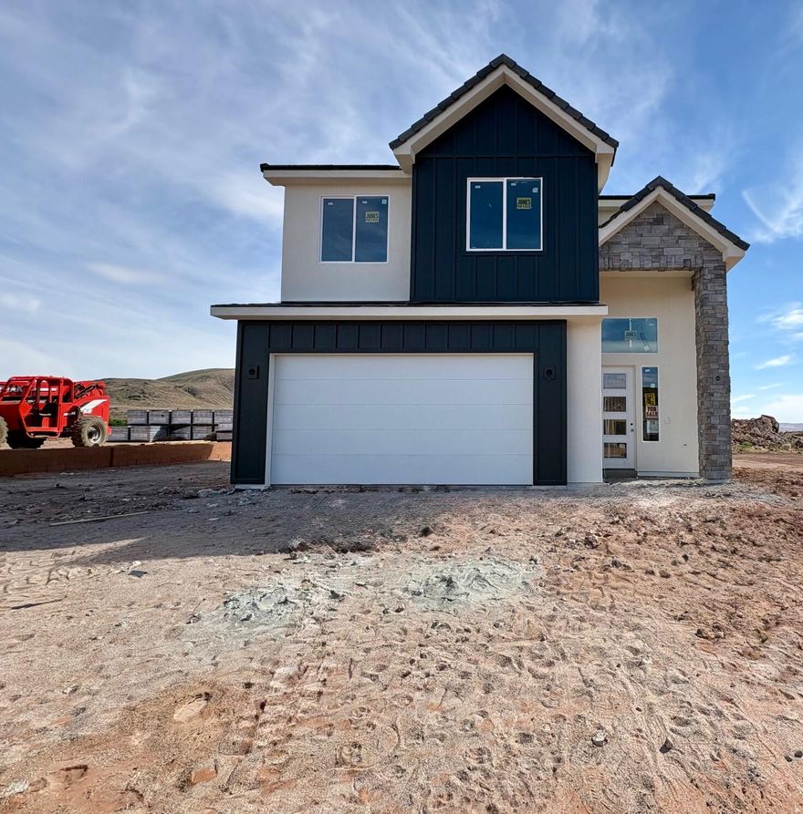 S&S Homes at Paraiso! Conveniently located in Hurricane where SR9 meets SR7/Southern Parkway. This home has a 2 story entry. Scheduled colors and finishes include painted cabinets throughout, quartz countertops throughtout, kitchen backsplash, tiled tubs and showers, primary shower tile to ceiling with frameless glass door, black plumbing fixtures, front and backyard landscaping too! Call or text for additional details.