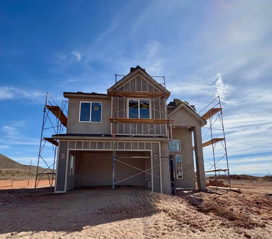 S&S Homes at Paraiso! Conveniently located in Hurricane where SR9 meets SR7/Southern Parkway. This home has a 2 story entry. Scheduled colors and finishes include painted cabinets throughout, quartz countertops throughtout, kitchen backsplash, tiled tubs and showers, primary shower tile to ceiling with frameless glass door, black plumbing fixtures, front and backyard landscaping too! Call or text for additional details.