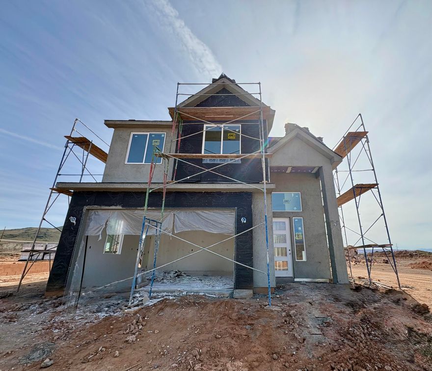 S&S Homes at Paraiso! Conveniently located in Hurricane where SR9 meets SR7/Southern Parkway. This home has a 2 story entry. Scheduled colors and finishes include painted cabinets throughout, quartz countertops throughtout, kitchen backsplash, tiled tubs and showers, primary shower tile to ceiling with frameless glass door, black plumbing fixtures, front and backyard landscaping too! Call or text for additional details.