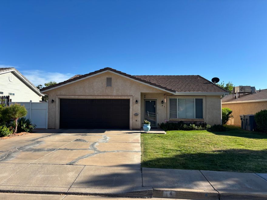 Updated home with low maintenance and fully paid off solar panels included! 
This 3 bed 2 full bath home has a great layout with spacious rooms throughout. 
Enjoy the fully updated kitchen with newer appliances. Home offers a large covered patio with an additional storage shed. 
Home is in a great location close to schools and shopping.