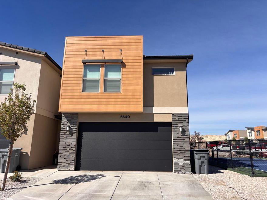 Welcome to this beautifully maintained, like-new, end unit townhome offering 4 spacious bedrooms and a bright, open layout designed for comfortable modern living. High-end touches are found throughout, including beautiful LVP flooring, quartz countertops, upgraded carpet, modern cabinetry, and sleek stainless steel appliances. Upstairs features a versatile loft space perfect for a home office, game room, media space, or second living area. Conveniently located near fantastic community amenities including pickleball courts, basketball courts, and a beautifully maintained common area. Just minutes from the new Smith's, Costco, and nearby elementary and high schools, making this home an ideal blend of comfort, style, and convenience. Home is long-term tenant occupied. Buyer to verify all information, deemed reliable, however buyer to verify all info including utilities, rental restrictions, and HOA information if applicable.